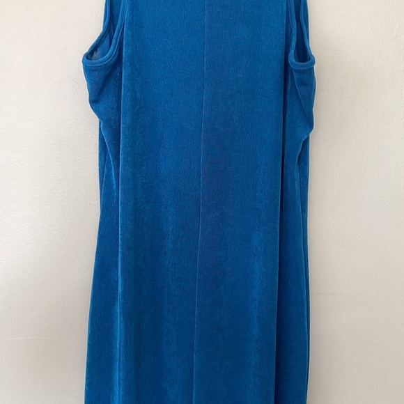 Lioness| XXL Size 12 Everlast Sleeveless Bodycon Blue Midi Dress NWT New - Picture 9 of 12
